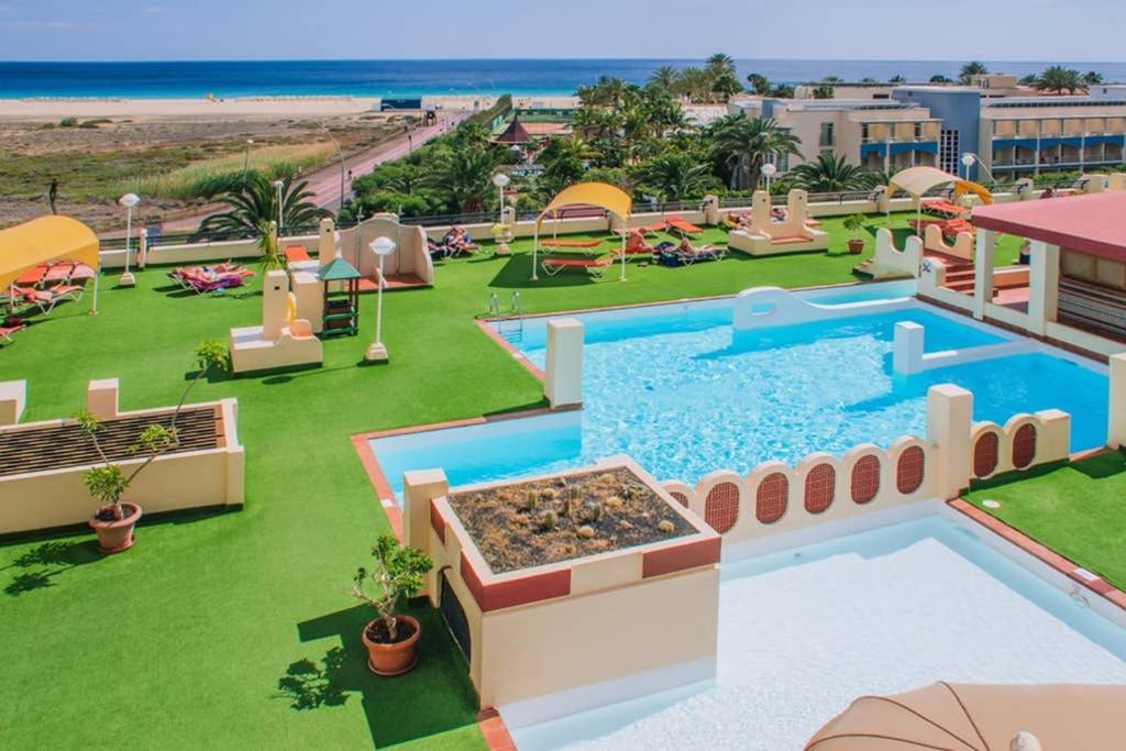 Terrazza E Vista Sull'Oceano, Wi-Fi, Piano 3, Piscina Sullo Stesso Piano Daire Morro Jable  Dış mekan fotoğraf