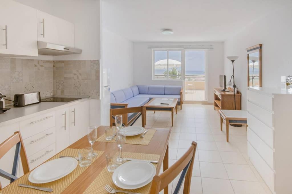 Terrazza E Vista Sull'Oceano, Wi-Fi, Piano 3, Piscina Sullo Stesso Piano Daire Morro Jable  Dış mekan fotoğraf